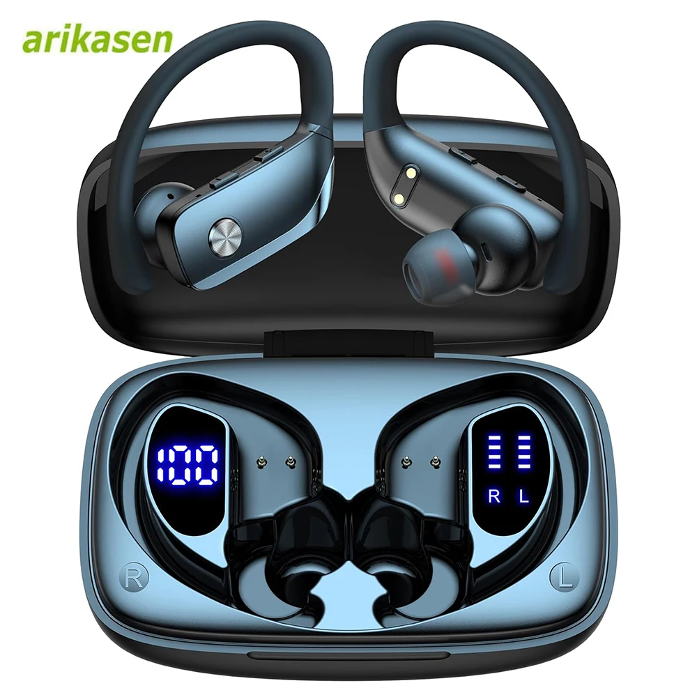 Anc Wireless Over Ear Headphones - Earbud nirkabel Earphone Bluetooth 48 jam,