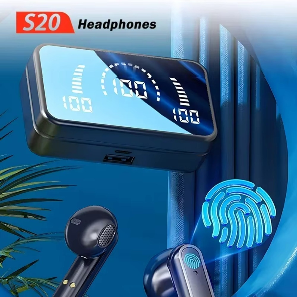 QCY TWS S20, Earphone Bluetoot - Headphones ulasan dan harga