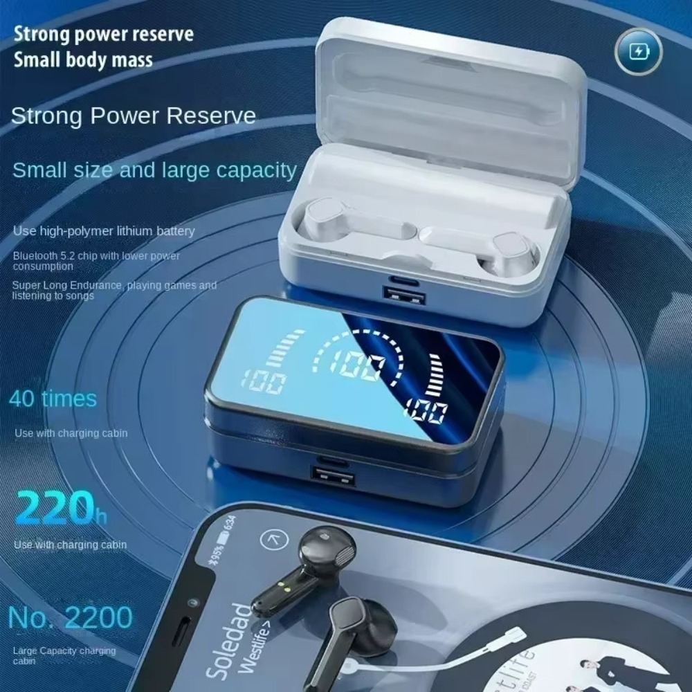 QCY TWS S20, Earphone Bluetoot - Headphones ulasan dan harga
