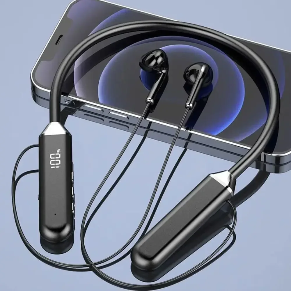 Earphone Magnetik D18 Headphon - Magnetic Neckband Sports Earphones ulasan dan harga