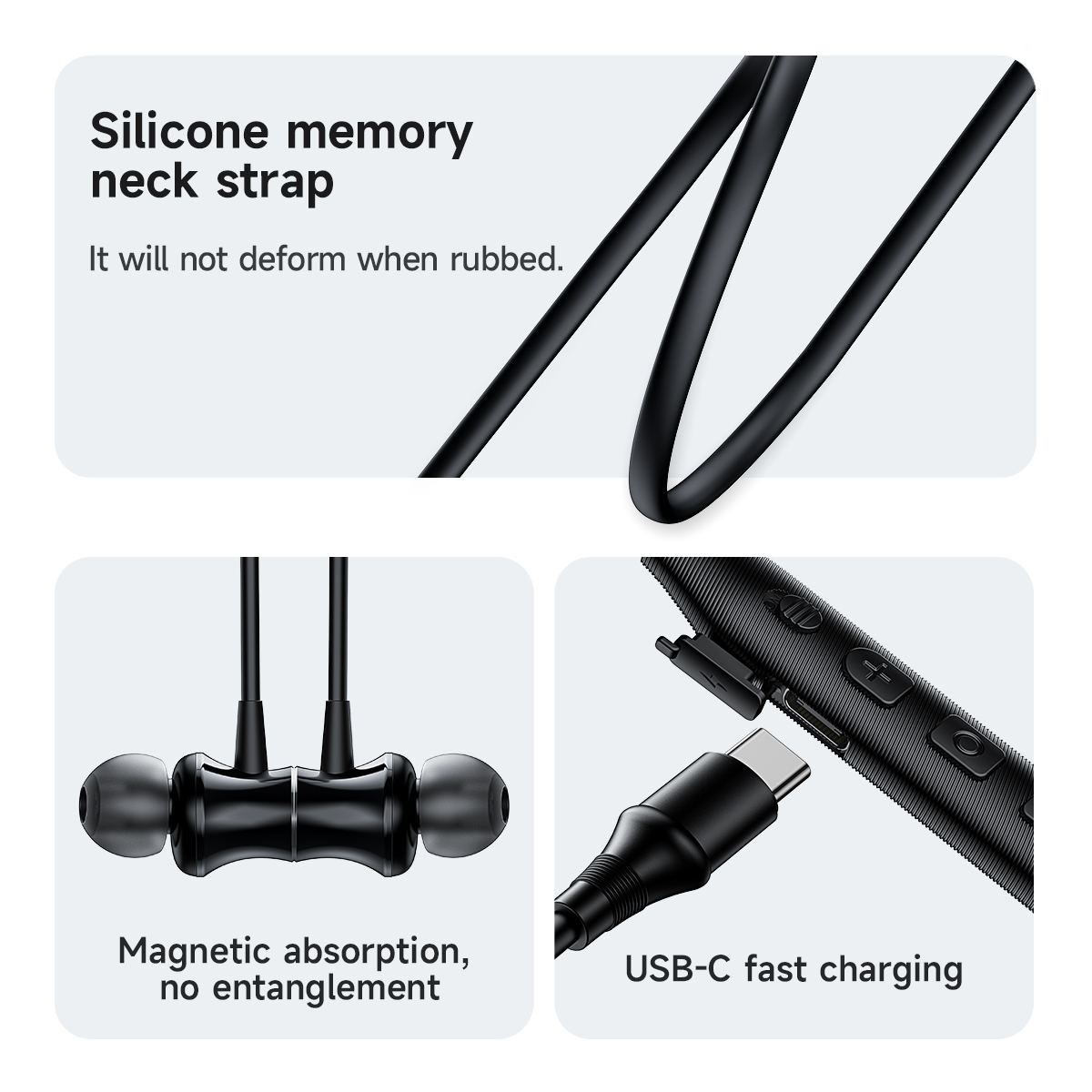 HOCO Earphone Bluetooth 5.3 Ni - Magnetic Neckband Sports Earphones ulasan dan harga