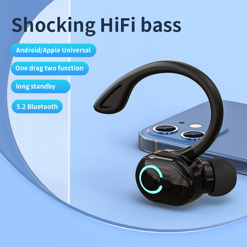 Earphone HIFI Bass Bluetooth n - Bone Conduction Running Headphones ulasan dan harga