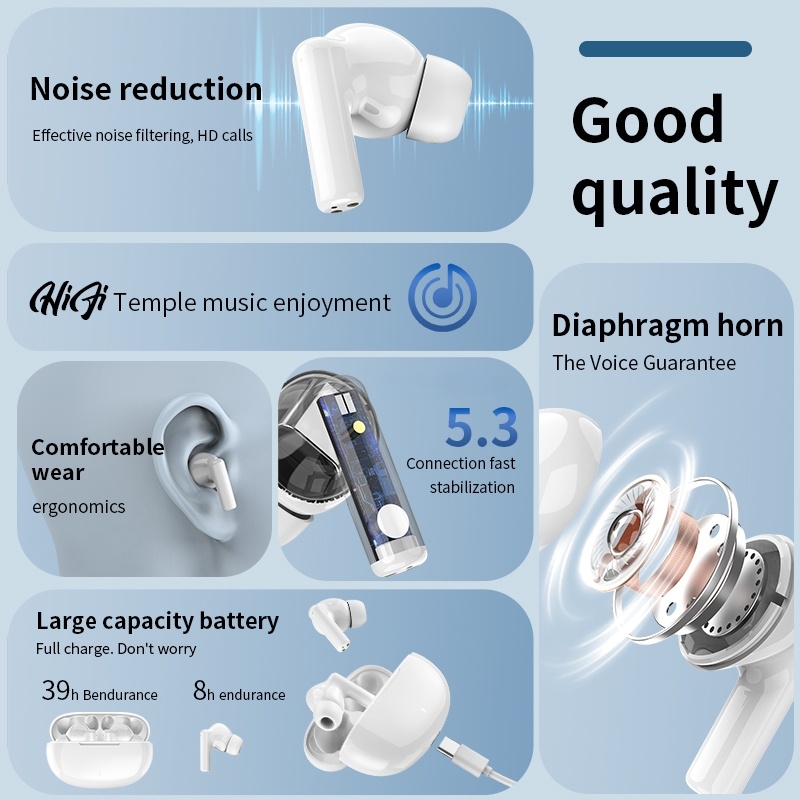 Headset Bluetooth nirkabel bar - Headphones ulasan dan harga