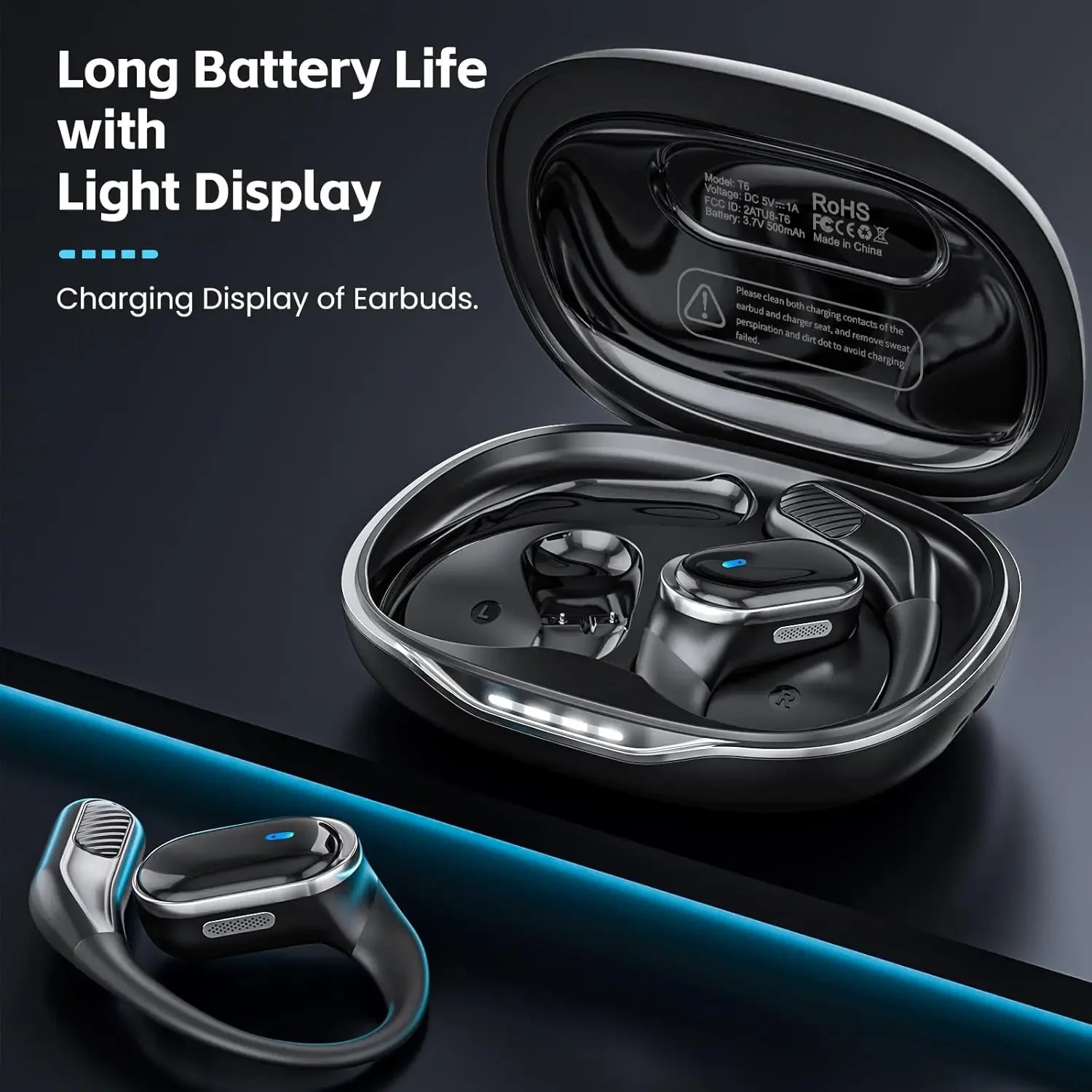 Headphone Open-Ear dengan Keny - Type C Wired Earphones With Mic ulasan dan harga