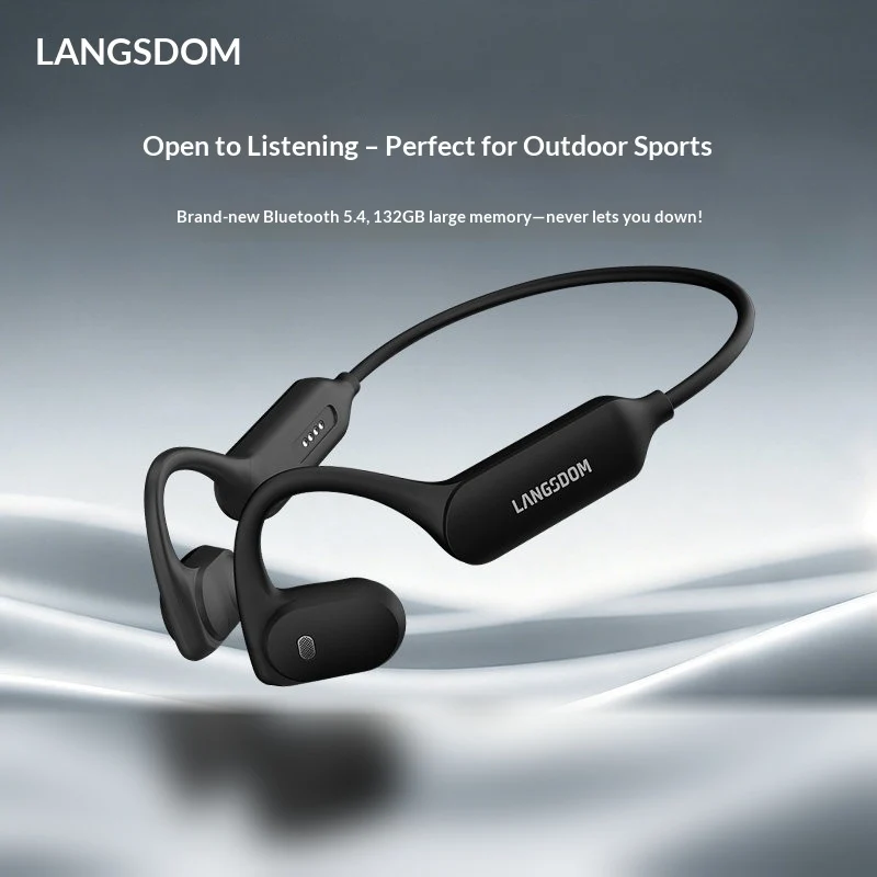 LANGSDOM AirWave, Headphone Bl - Bone Conduction Running Headphones ulasan dan harga