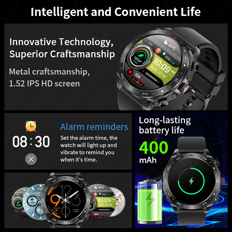 LIGE TWS Jam Tangan Pintar 2-i - Sleep Mask Headphones Bluetooth ulasan dan harga