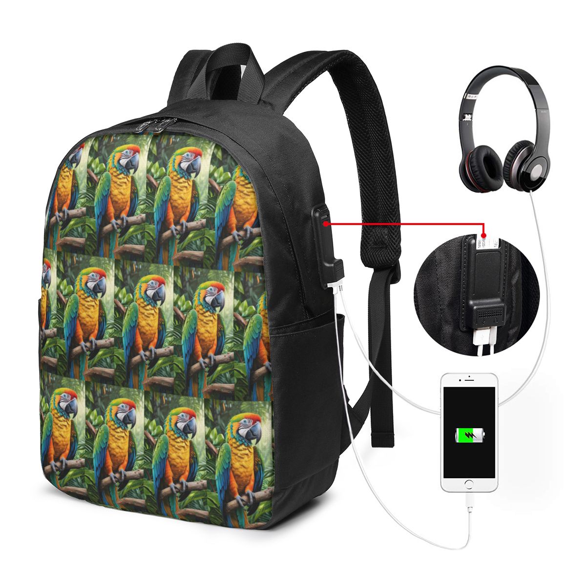 Tas Ransel Burung Beo Macaw Lu - Laptops ulasan dan harga